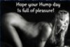 HOPE YOUR HUMP DAY IS FULL OF PLEASURE!